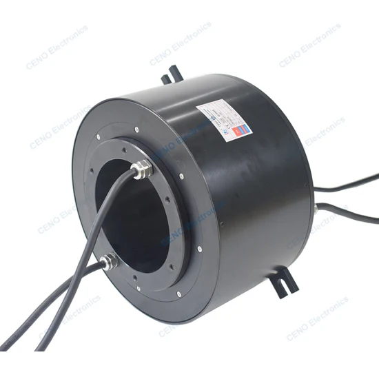 IP67 water proof slip ring with through hole ID150mm electrical rotary joint